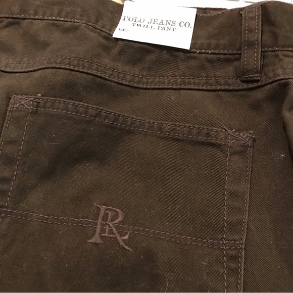 Brown Polo Jeans twill pants size 12 - Picture 8 of 9
